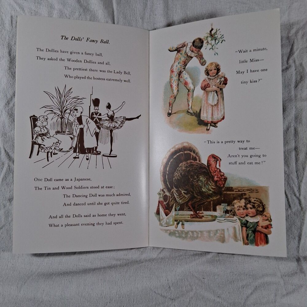 How Santa Filled the Christmas Stockings Vintage Style Holiday Storybook Gift - Picture 4 of 4